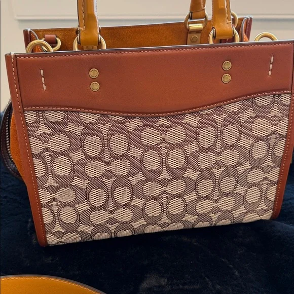 Coach Brown Rogue 25 Signature Canvas Satchel with Leather Trim
Price is firm - Picture 2 of 13